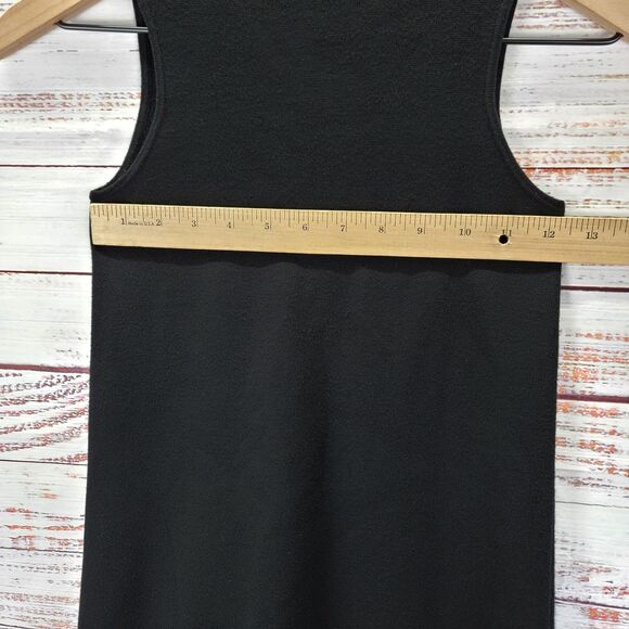 Milly Minis Feathered Hem Dress Size 8 Girls Black Sleeveless - Picture 3 of 8